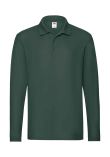 Fruit of the Loom Premium Long Sleeve Cotton Piqu Polo Shirt