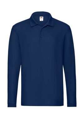 Fruit of the Loom Premium Long Sleeve Cotton Piqu Polo Shirt