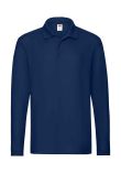 Fruit of the Loom Premium Long Sleeve Cotton Piqu Polo Shirt