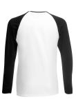 Fruit of the Loom Contrast Long Sleeve Baseball T-Shirt