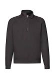 Fruit of the Loom Premium Zip Neck Sweatshirt