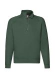 Fruit of the Loom Premium Zip Neck Sweatshirt