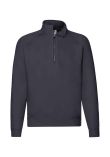 Fruit of the Loom Premium Zip Neck Sweatshirt