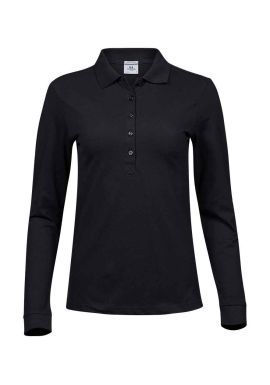 Tee Jays Ladies Luxury Stretch Long Sleeve Polo Shirt