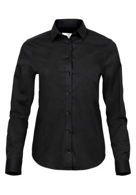 Tee Jays Ladies Stretch Luxury Long Sleeve Poplin Shirt