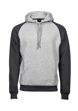 Tee Jays Two Tone Raglan Hooded Sweatshirt