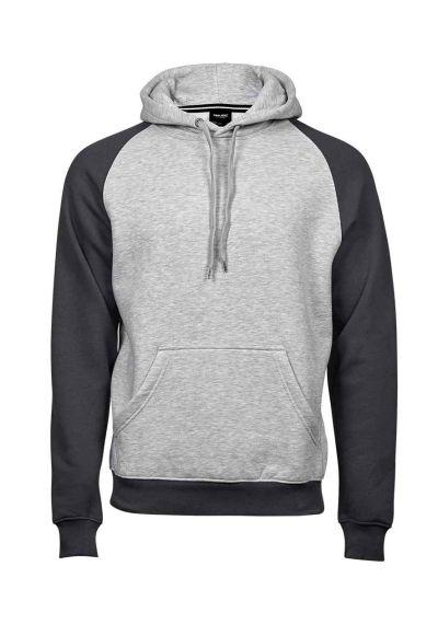 Tee Jays Two Tone Raglan Hooded Sweatshirt