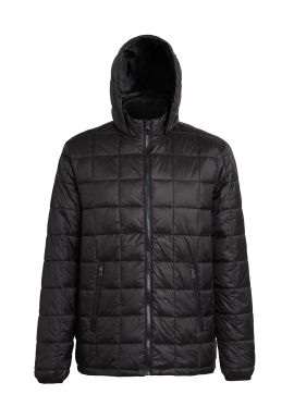 2786 Box quilt hooded jacket
