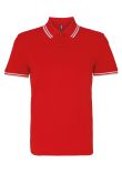 Asquith & Fox Men's classic fit tipped polo