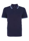 Asquith & Fox Men's classic fit tipped polo