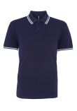 Asquith & Fox Men's classic fit tipped polo