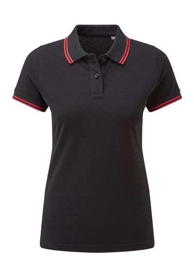 Asquith & Fox Women's classic fit tipped polo