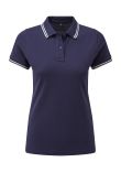 Asquith & Fox Women's classic fit tipped polo