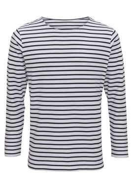 Asquith & Fox Men's Marinire coastal long sleeve tee