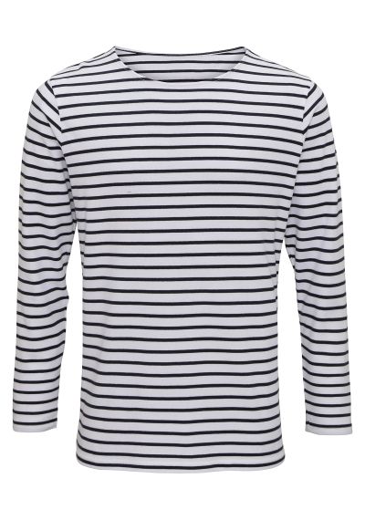 Asquith & Fox Men's Marinire coastal long sleeve tee