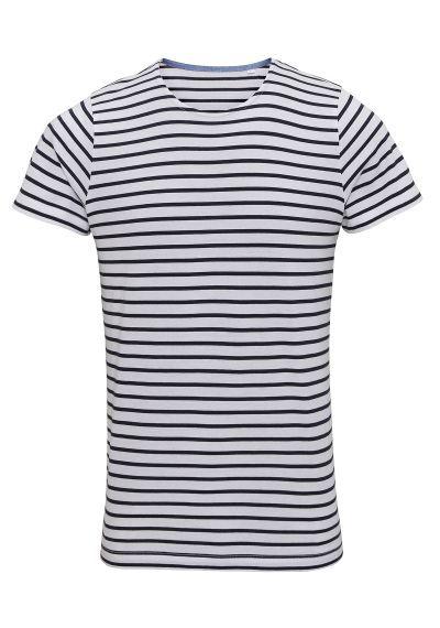 Asquith & Fox Men's Marinire coastal short sleeve tee