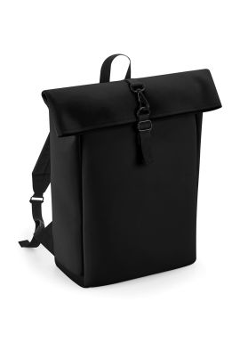 Bagbase Matte PU rolltop backpack