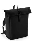 Bagbase Matte PU rolltop backpack
