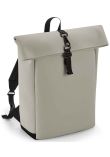 Bagbase Matte PU rolltop backpack