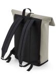 Bagbase Matte PU rolltop backpack