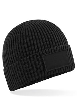 Beechfield Fashion patch beanie