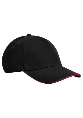 Beechfield EarthAware classic organic cotton 5-panel cap  sandwich peak