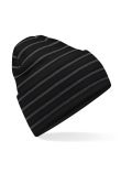 Beechfield Original deep-cuffed striped beanie