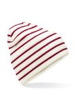 Beechfield Original deep-cuffed striped beanie