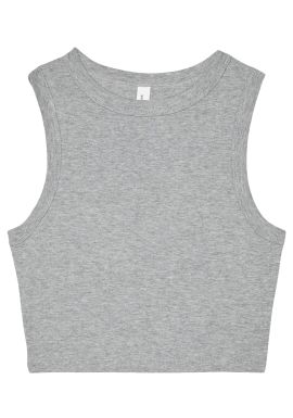 Bella Canvas Womens micro rib muscle crop tank
