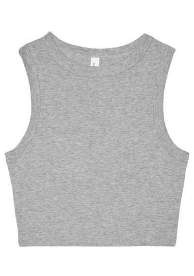 Bella Canvas Womens micro rib muscle crop tank