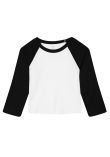 Bella Canvas Womens micro rib 3/4 raglan baby t-shirt