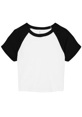 Bella Canvas Womens micro rib raglan baby t-shirt