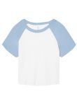 Bella Canvas Womens micro rib raglan baby t-shirt