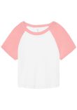 Bella Canvas Womens micro rib raglan baby t-shirt