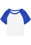 Bella Canvas Womens micro rib raglan baby t-shirt
