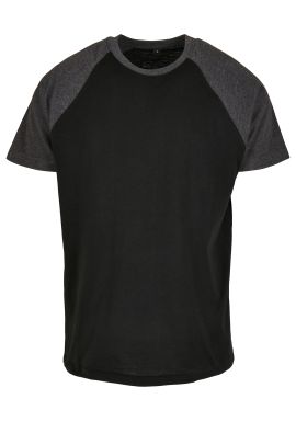 Build Your Brand Raglan contrast tee