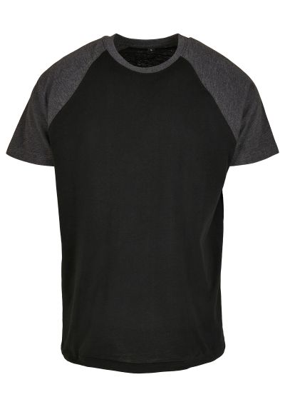 Build Your Brand Raglan contrast tee