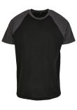 Build Your Brand Raglan contrast tee