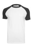 Build Your Brand Raglan contrast tee