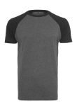 Build Your Brand Raglan contrast tee