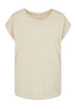 Build Your Brand Women's extended shoulder tee