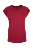 Build Your Brand Women's extended shoulder tee