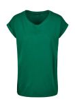Build Your Brand Women's extended shoulder tee