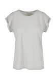 Build Your Brand Women's extended shoulder tee