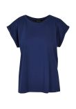 Build Your Brand Women's extended shoulder tee