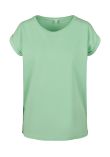 Build Your Brand Women's extended shoulder tee
