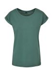 Build Your Brand Women's extended shoulder tee