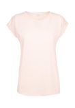 Build Your Brand Women's extended shoulder tee