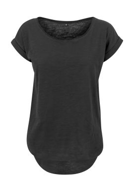 Build Your Brand Women's long slub tee