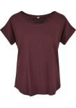 Build Your Brand Women's long slub tee